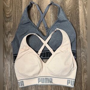 Set of 2 Puma Racerback Sports Bra | Size L/XL